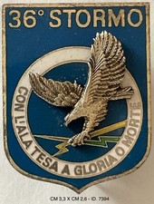 AERONAUTICA MILITARE 36° STORMO CON L’ALA TESA… DISTINTIVO PRODUTTORE JOHNSON