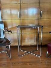Zanzariera e Rilevatore Thonet Tavolino Tubolare Acciaio Tavolo Bauhaus 1930