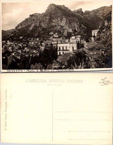 Taormina italia cartolina - italia,