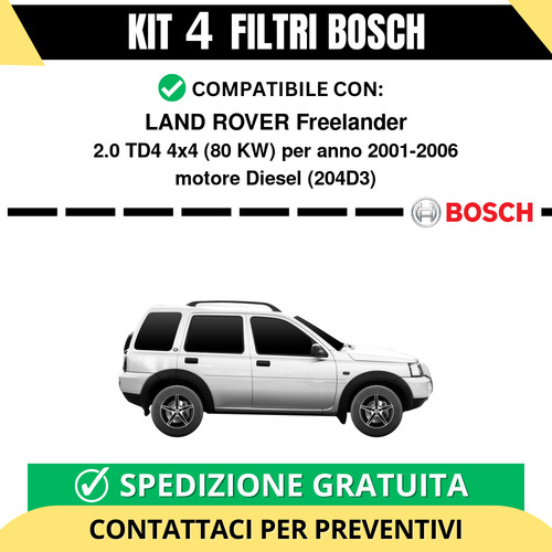 Kit bosch filtri tagliando - bosch,