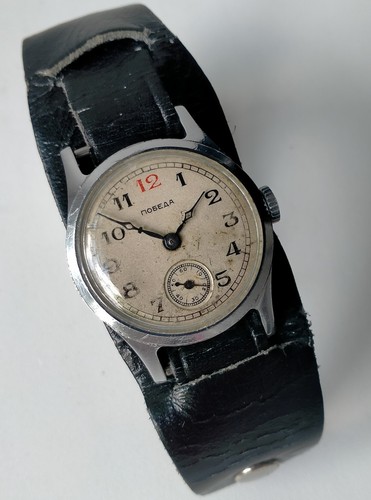 Orologio pobeda 2602 rosso - pobeda, 12
