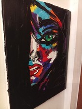 Quadro Donna Fine Art Design Colori Luce