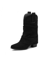Stivali Donna Comodi 5 cm Nero