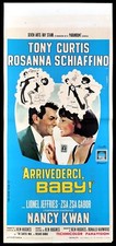 ARRIVEDERCI BABY locandina poster Tony Curtis Schiaffino Drop Dead Darling AM40