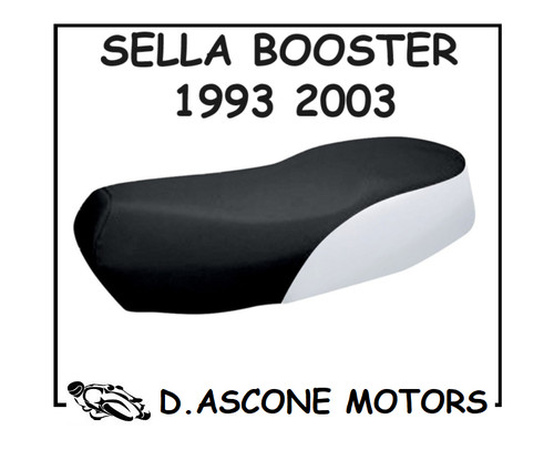 Sella booster nera - nera, bianca