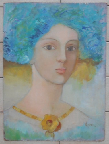 Quadro dipinto olio firmato - ad,