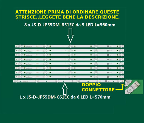 Kit barre strip led akai - barre,