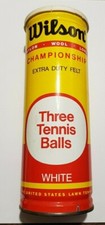 Scatola in latta palline da tennis Wilson vintage