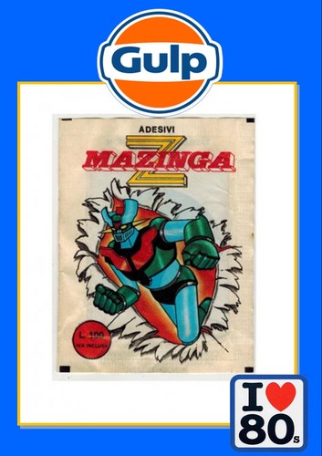 Bustina figurine mazinga - bustina,