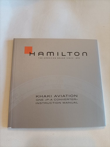 Hamilton libretto istruzioni - libretto,