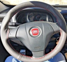 Fiat Grande punto EVO copri volante rivestimento da cucire in vera pelle