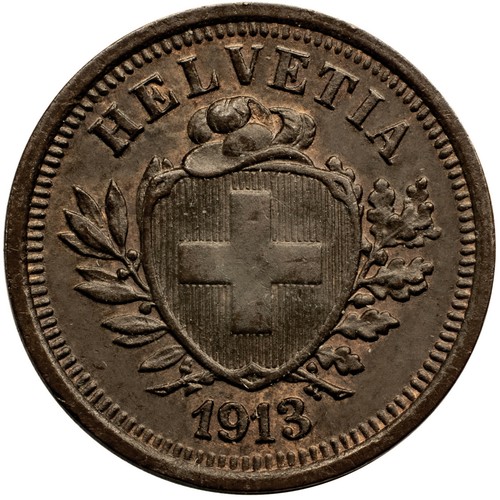 Moneta svizzera rappen 1913 - svizzera,