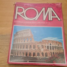 F 3 GUIDA TURISTICA ROMA VATICANO CAPPELLA SISTINA VILLA D'ESTE 1975 + CARTINA