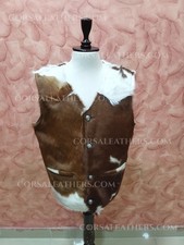Gilet Hair On Pelle di