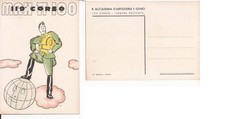 STORIA POSTALE CARTOLINA MK TT100 ACCADEMIA ARTIGLIERIA E GENIO 119° CORSO FG