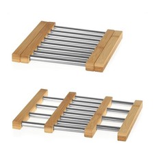 Koopman Sottopentola Estensibile 21-34 cm Bamboo (22cm) EXCELLENT HOUSEWARE