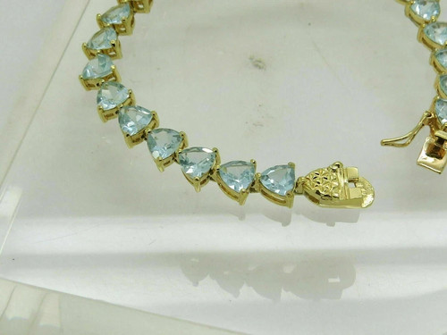 Bracciale tennis acquamarina - tennis,