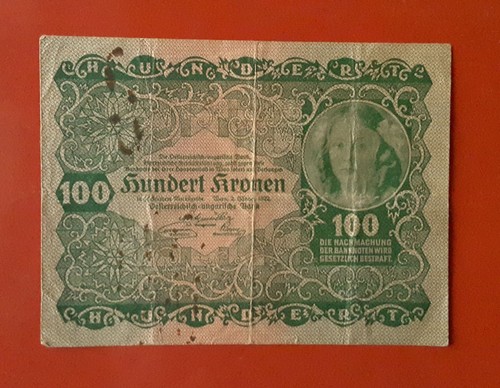 Banconota 100 kronen - banconota,