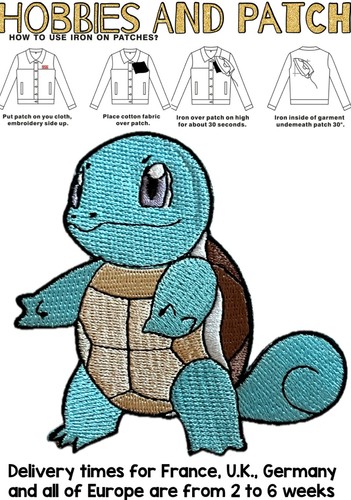 Patch squirtle pokémon toppa - patch,