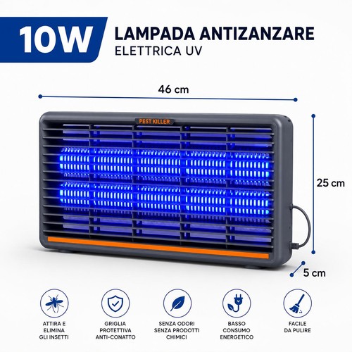 Lampada antizanzare elettrica - lampada,
