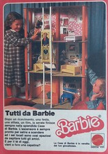 Pubblicità Advertising Italian 1980 BARBIE Casa ascensore tutti