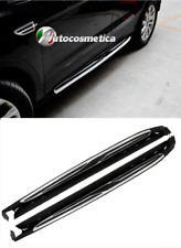 Pedane laterali sottoporta per Ford Kuga MK2 2017+2020  in acciaio alluminio+PVC