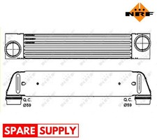 INTERCOOLER, CHARGER FOR BMW NRF 30317