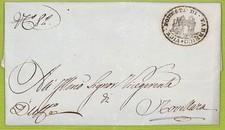 ab3481 - ITALIA - Storia Postale - BUSTA prefilatelica - Emilia FABBRICO 1842