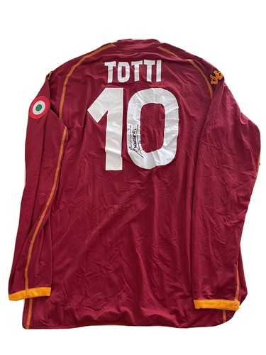 Maglia totti autografata - maglia,