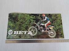 DEPLIANT ORIGINALE BETA 50 TR6 TRIAL CR4 CAMOSCIO C402 CROSS BROCHURE