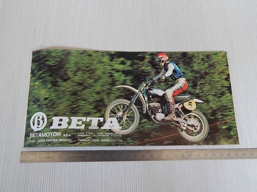 Depliant originale beta tr6 - beta, 50