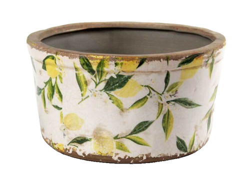 Vaso ceramica anticato - vaso,