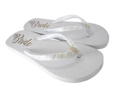 Infradito bianco suola sposa