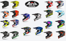 Airoh WRAAP Casco Off Road HRT Doppio Anello Cross Enduro Moto
