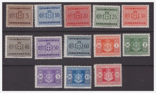 Luogotenenza 1945 segnatasse - luogotenenza,