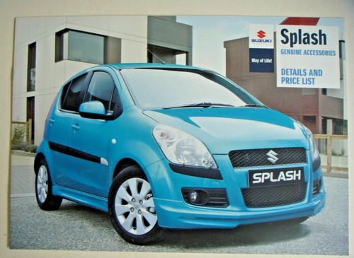 Suzuki splash accessori - suzuki.,