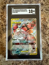 Pokemon SM 2019 Legami Ininterrotti: Pheromosa & Buzzwole GX #192 SGC 10 gemme ottime condizioni