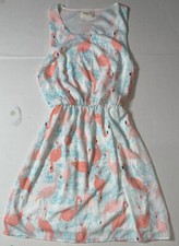 Usato - Pouf senza maniche Everly abito grafico fenicottero donna (taglia S)