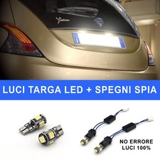  LUCI TARGA 5 LED LANCIA YPSILON (2011-2022) T10 W5W + SPEGNI SPIA NO ERROR
