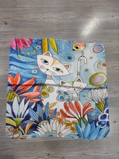 Foulard quadrato Gatti nuovo con cartellino