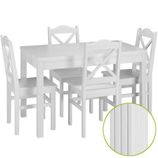 Set tavolo pranzo lungo 4 - set,