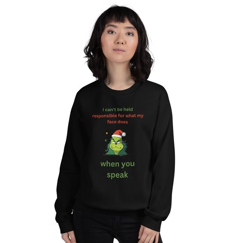 Funny grinch christmas jumper - funny,