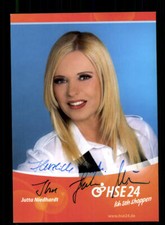 Jutta Niedhart HSE 24 cartolina autografata originale firmata ## BC 183295