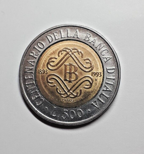 500 lire bimetalliche 1993 - lire,