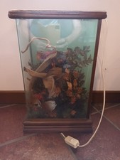 Lampada Teca In Legno e Vetro