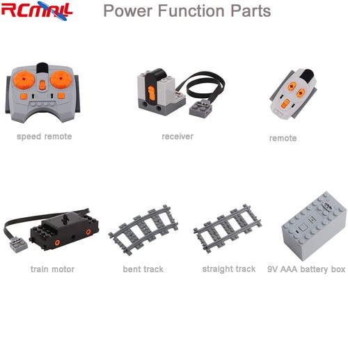 Power function train track - power,