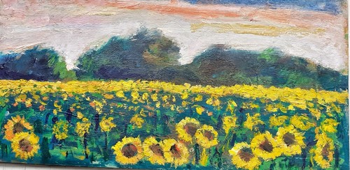 Paesaggio toscano olio - “paesaggio, toscano”