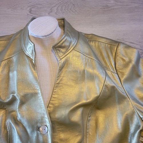 Giacca pelle vintage terry - pelle,