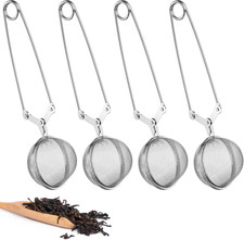 4 Pezzi Filtro Da Tè, Pinze