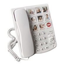 Telefono fisso con pulsante